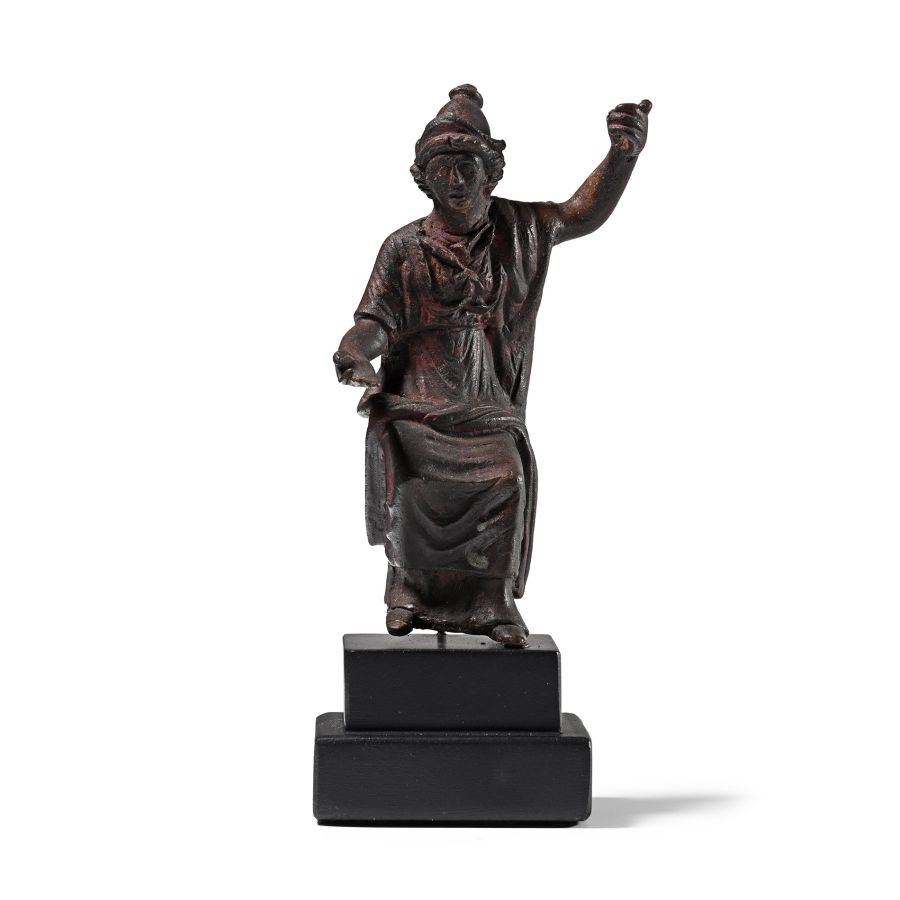 Roman Bronze Statuette of Minerva