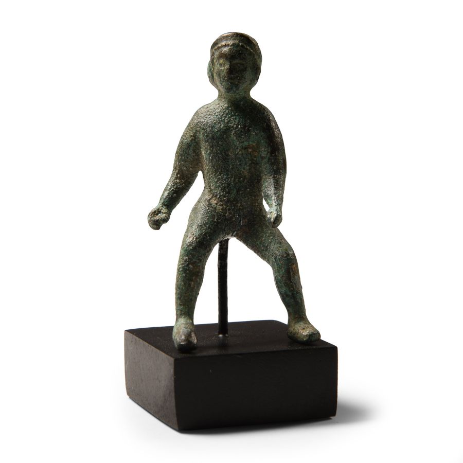 Gallo-Roman Bronze Rider Statuette