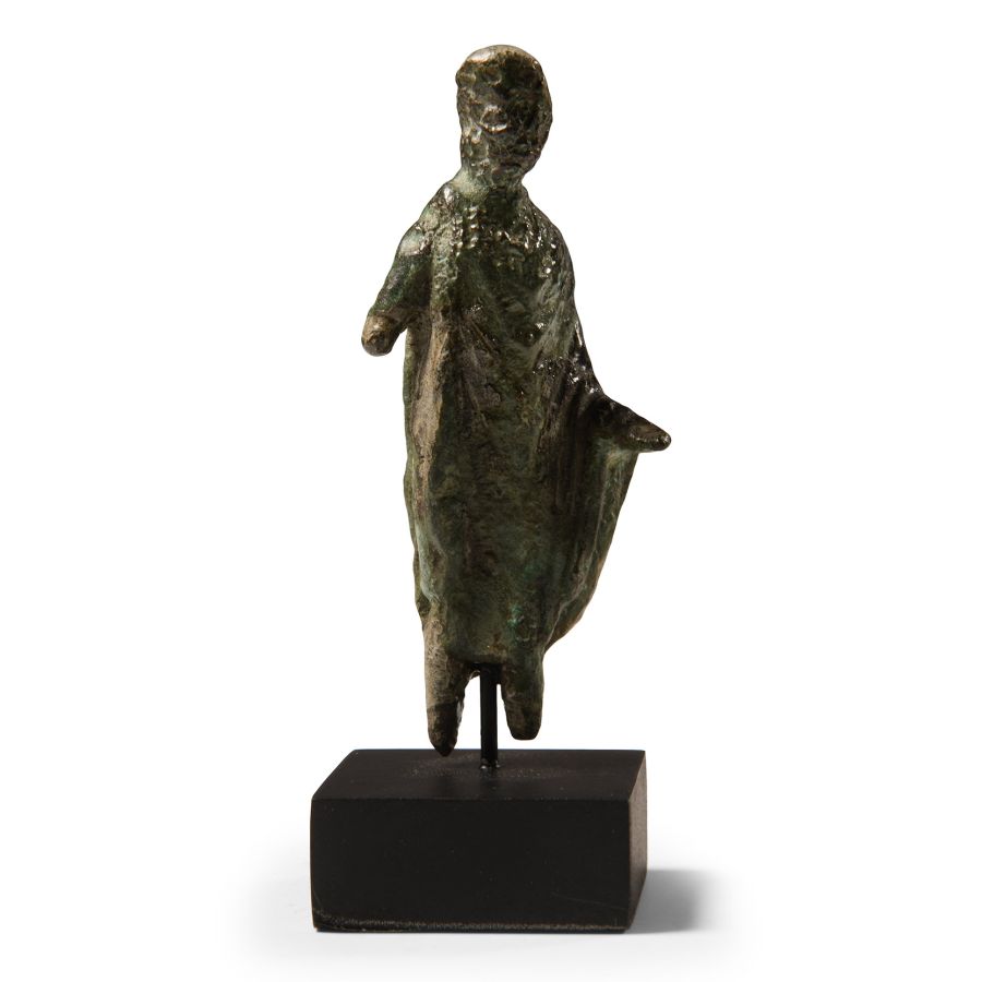 Roman Bronze Genius Statuette