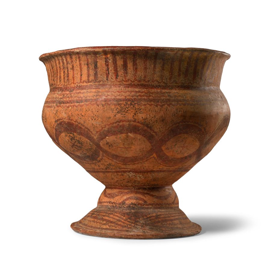 Ban Chiang Period Painted Wide Vase