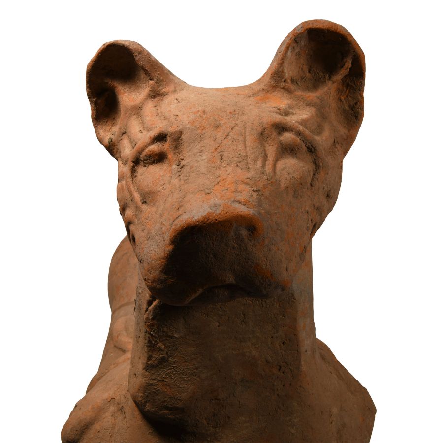 Very Large Chinese Han Terracotta Guardian Dog