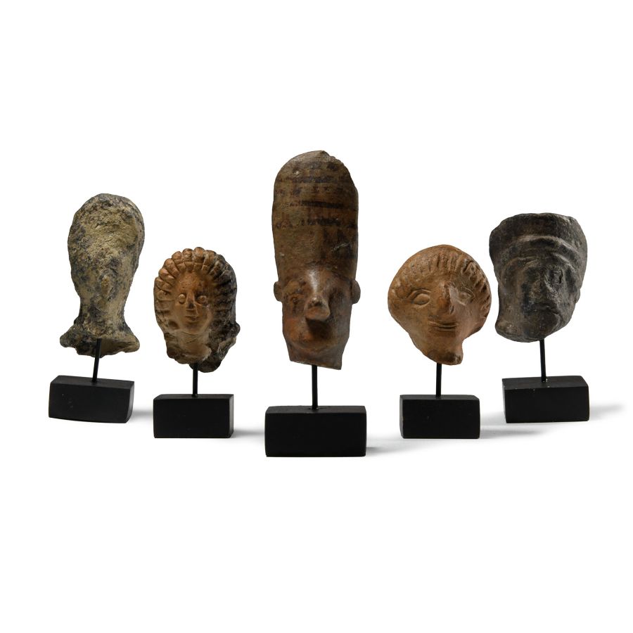 Phoenician Terracotta Head Collection