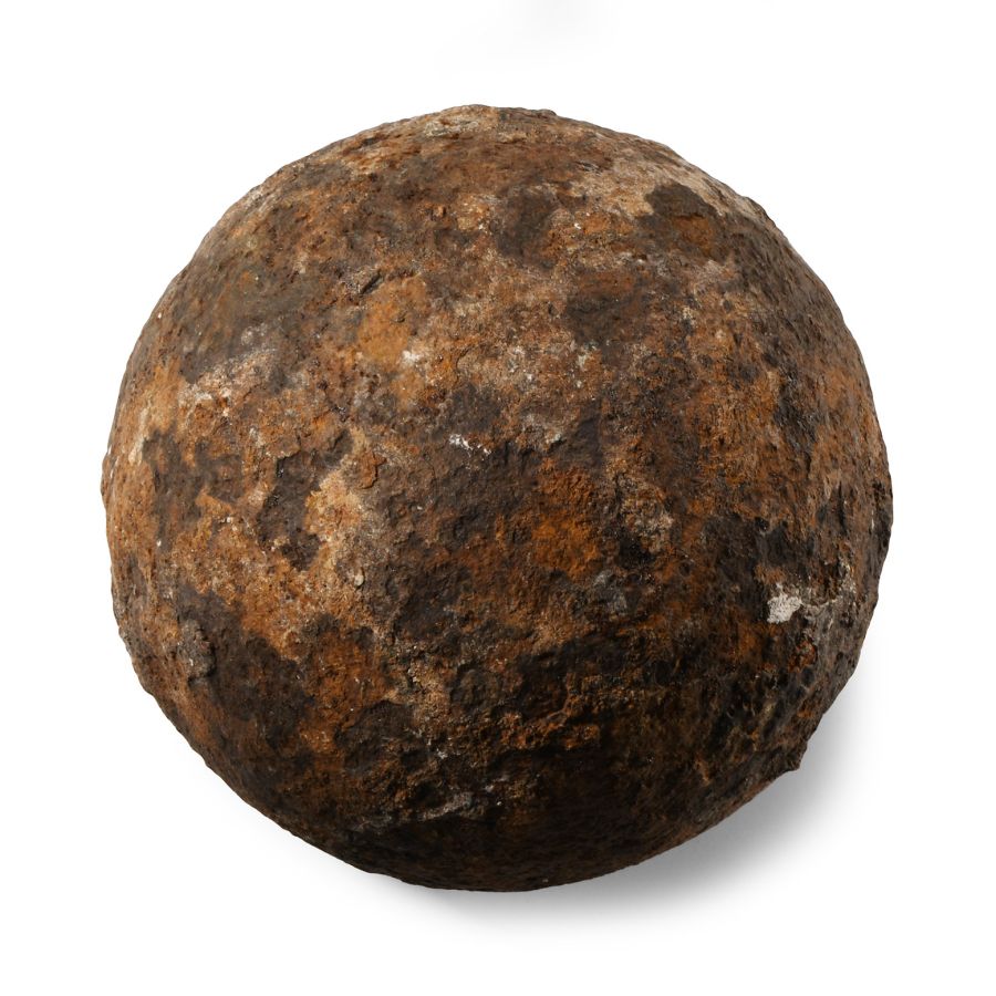 Civil War Iron Cannon Ball