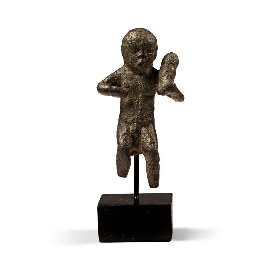 Iron Age Celtic Bronze Naked Male Figure