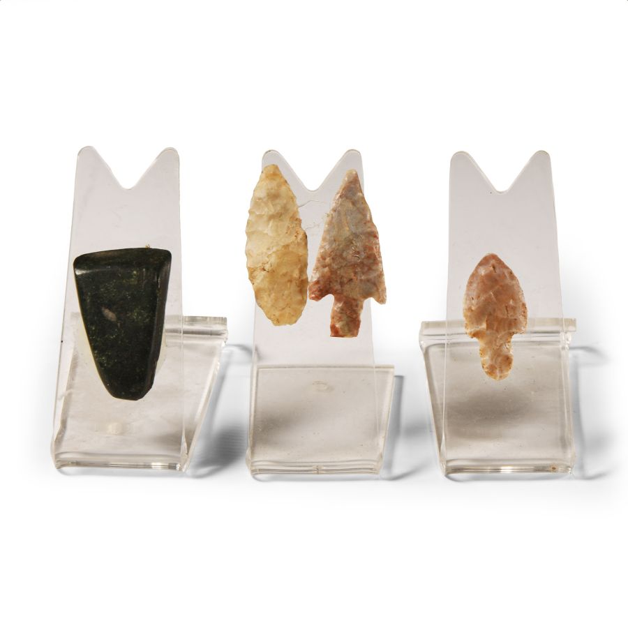 Stone Age Arrowhead and Tool Collection