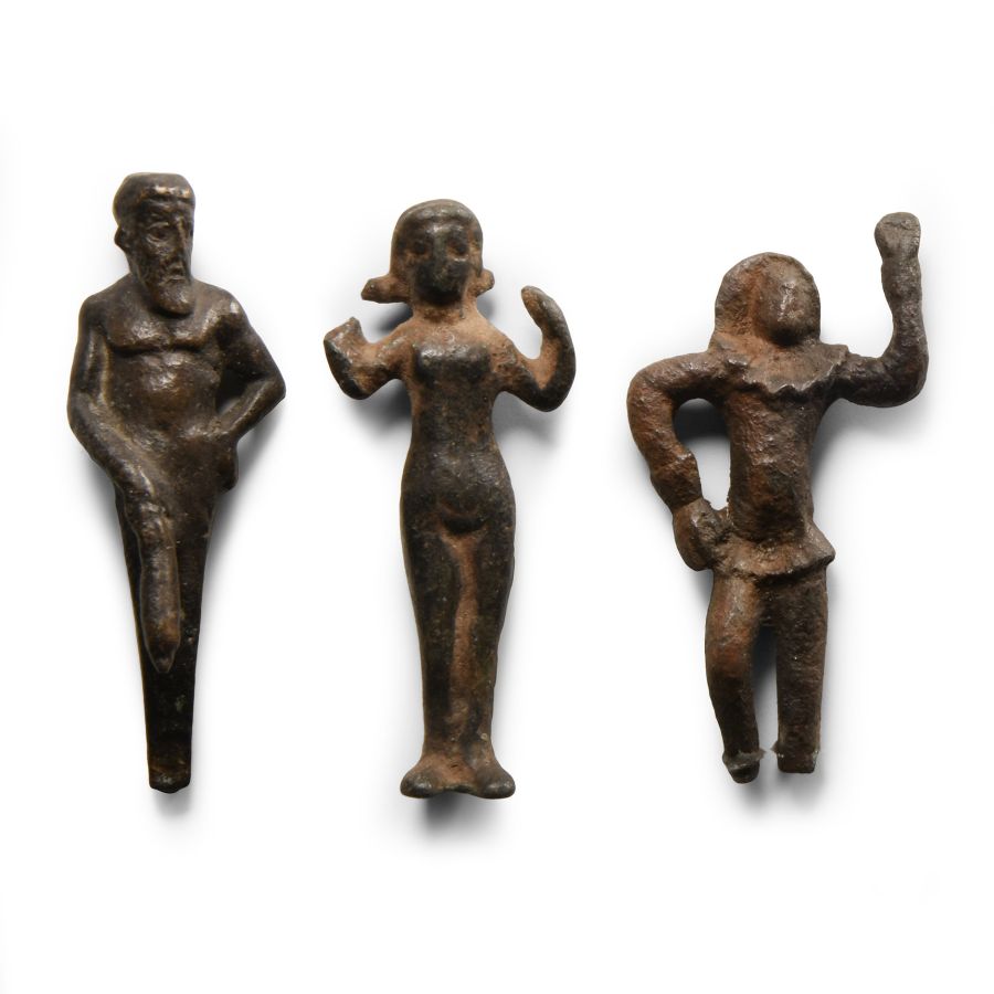 Bronze Statuette Group