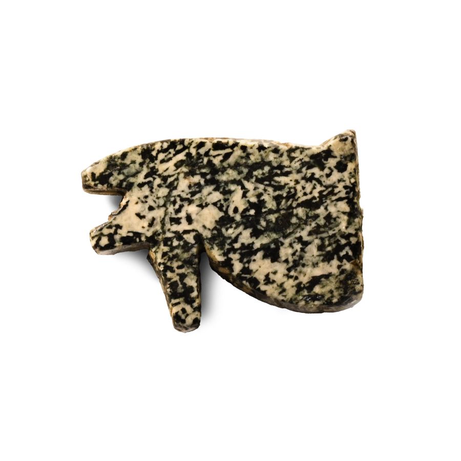 Egyptian Diorite Wedjat Eye Amulet