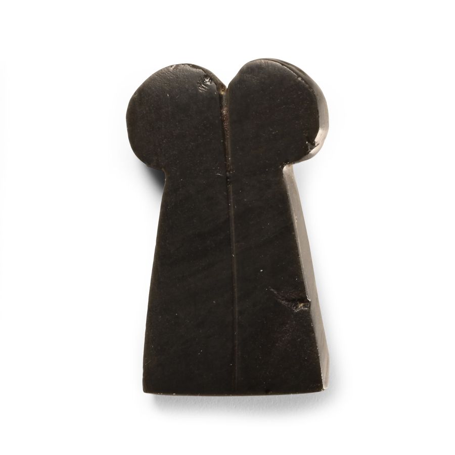 Egyptian Hardstone Double Plume Amulet
