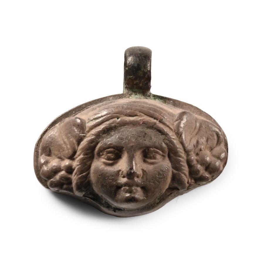 Roman Silver Dionysus Pendant