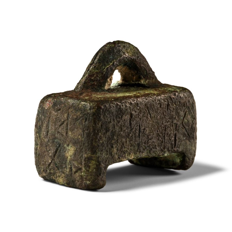 Roman Bronze Epigraphic Codex Ansatus Model