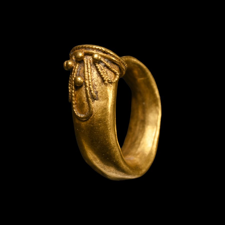 Greek Gold Earring