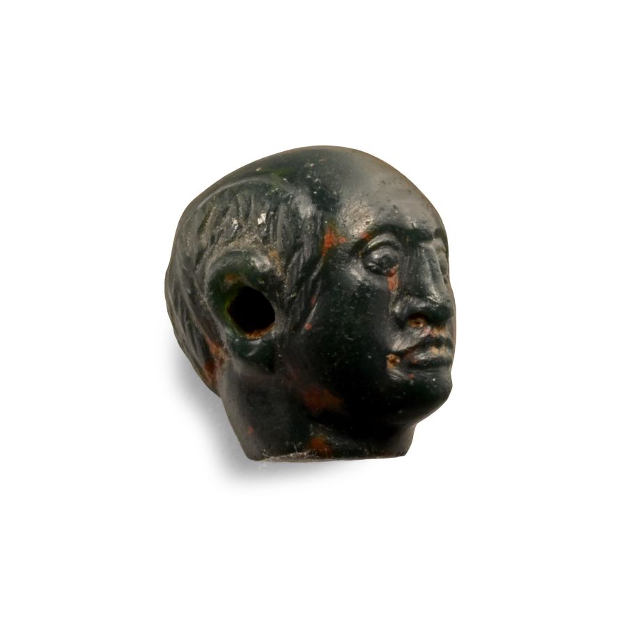 Roman Head of a Philosopher Bead