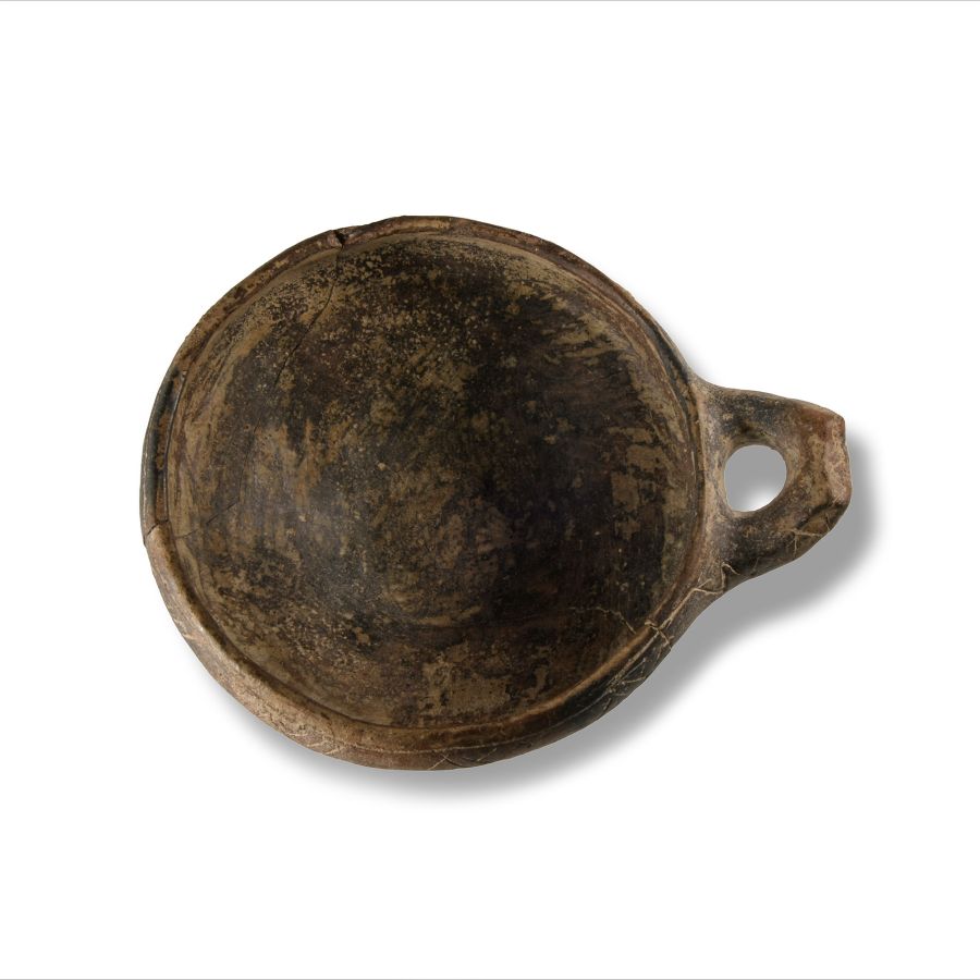 Villanovan Impasto Cover-Bowl for Biconical Urn