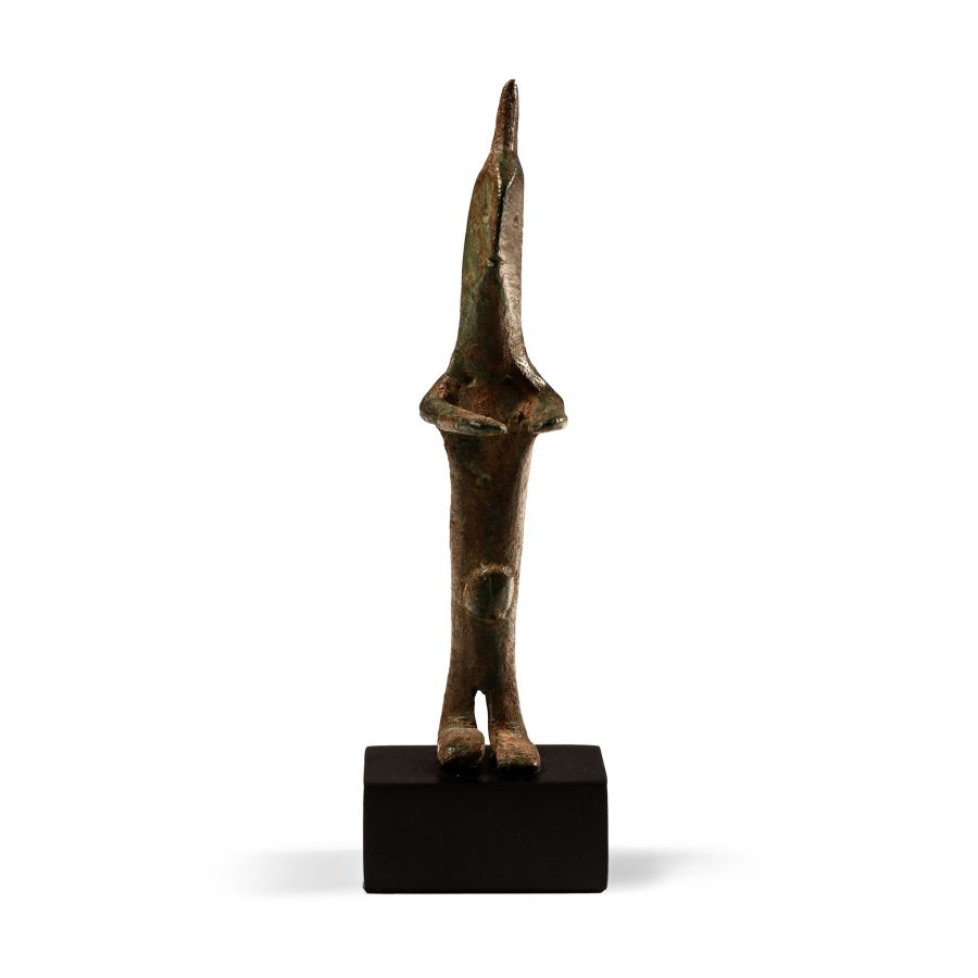 Iron Age Iberian Celtic Bronze Worshipper Statuette