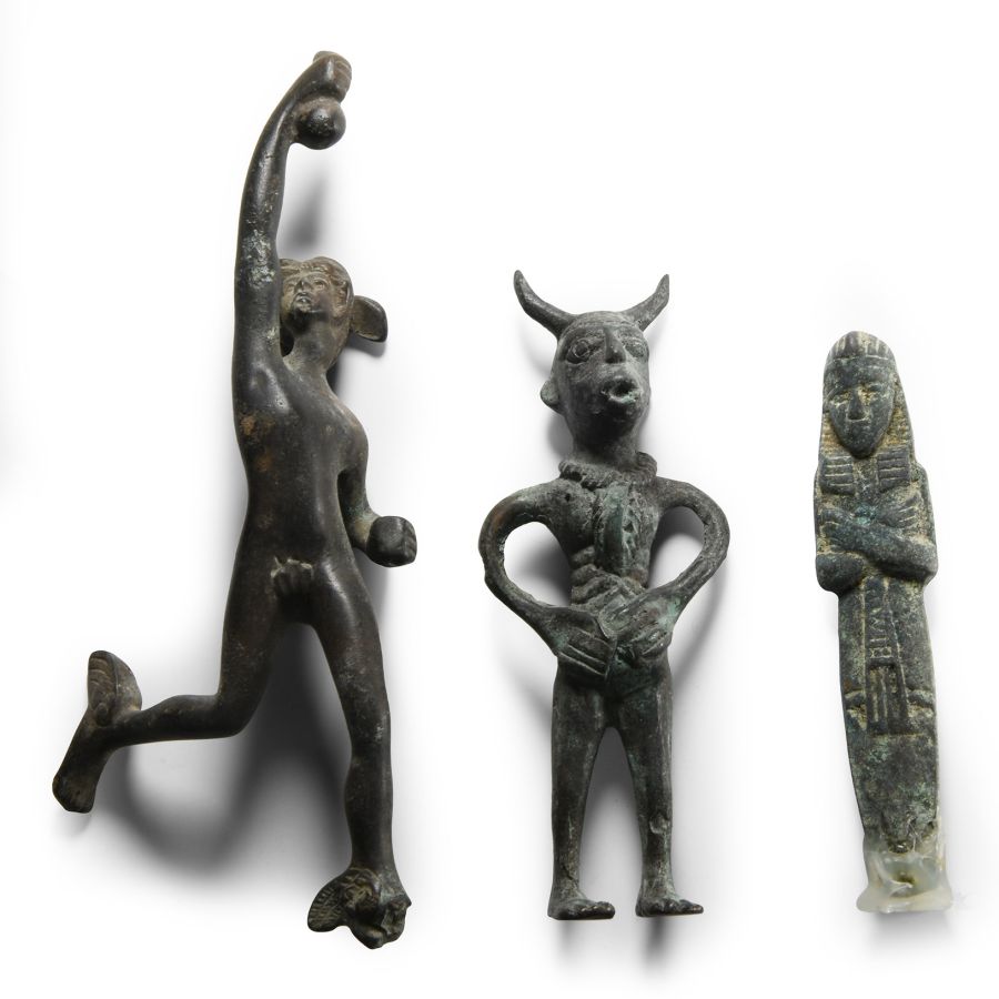 Bronze Statuette Group