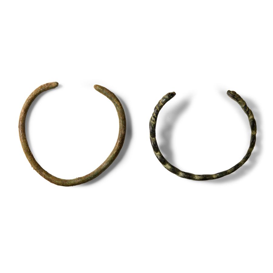 Viking Age Bronze Bracelet Group