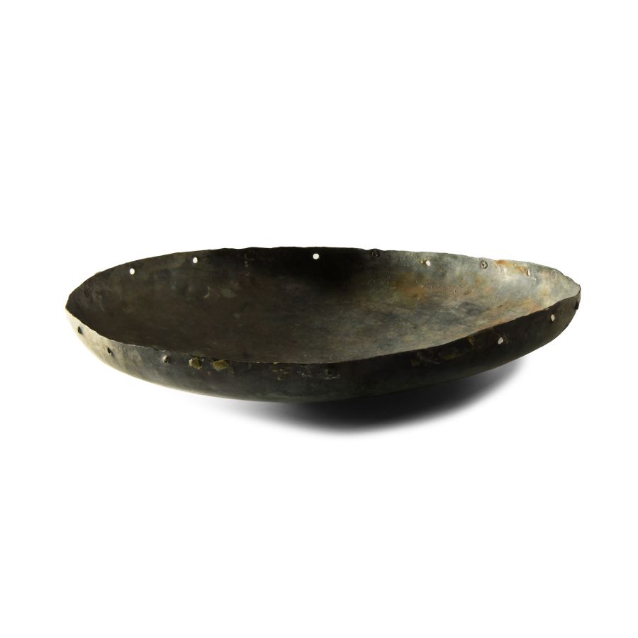 Large Roman Bronze Scales Pan