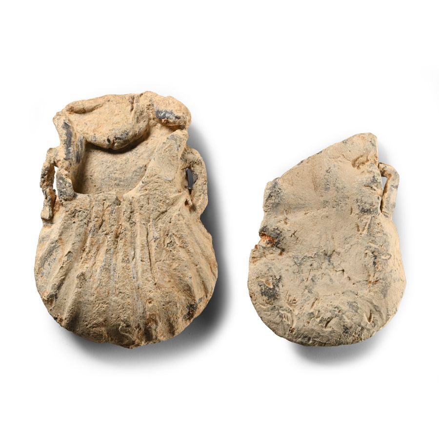 Medieval Lead Pilgrim's Holy Water Ampulla Group