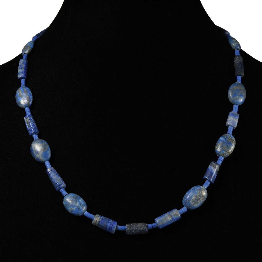 Bactrian Style Lapis Lazuli Bead Necklace