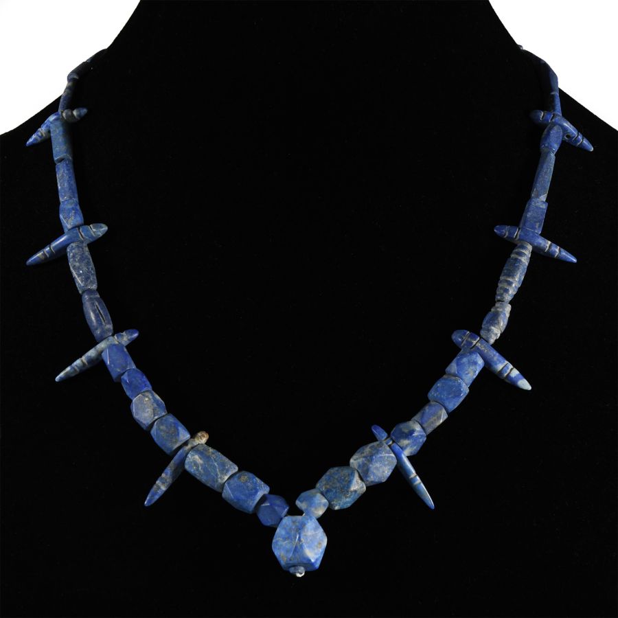 Bactrian Style Lapis Lazuli Bead Necklace