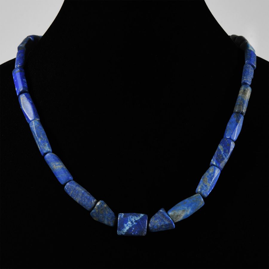 Bactrian Style Lapis Lazuli Bead Necklace
