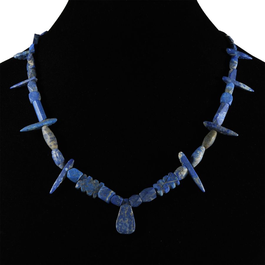 Bactrian Style Lapis Lazuli Bead Necklace