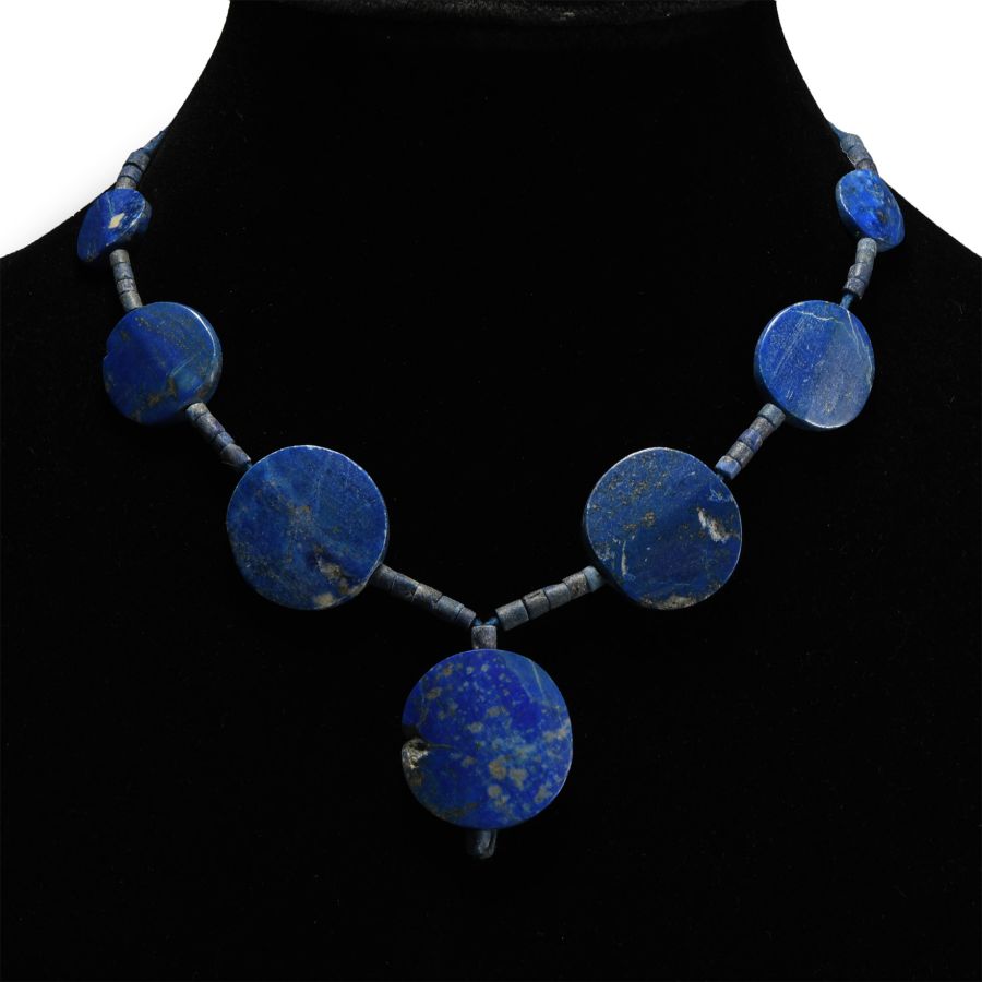 Bactrian Style Lapis Lazuli Bead Necklace