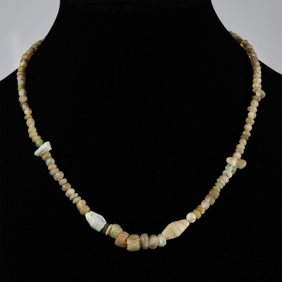 Western Asiatic Mixed Glass Bead Necklace