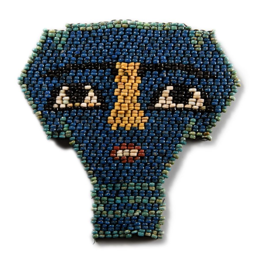 Egyptian Faience Mummy Bead Mask