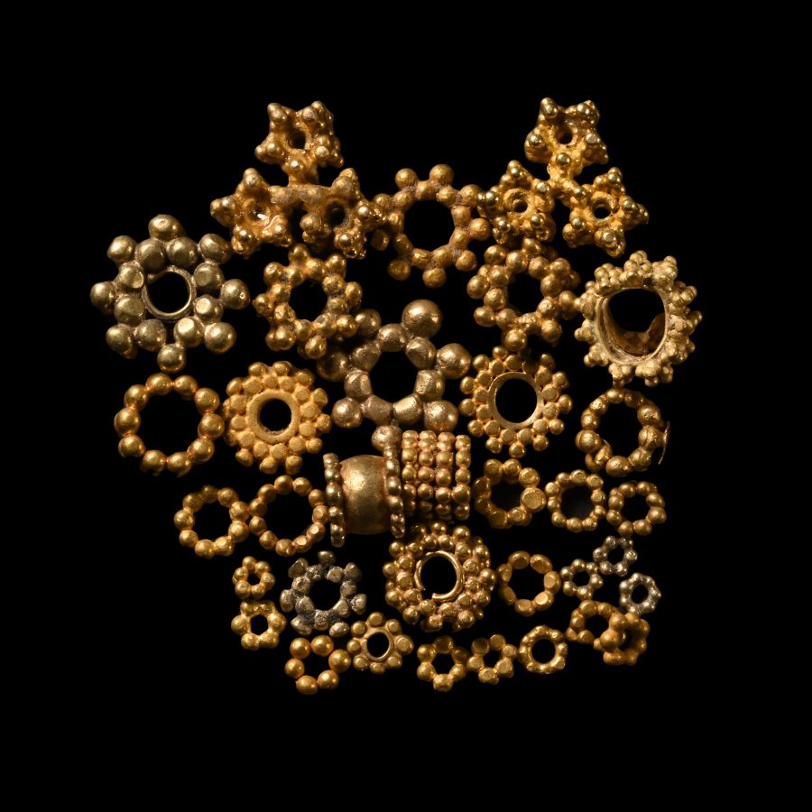 Western Asiatic Gold Bead Collection