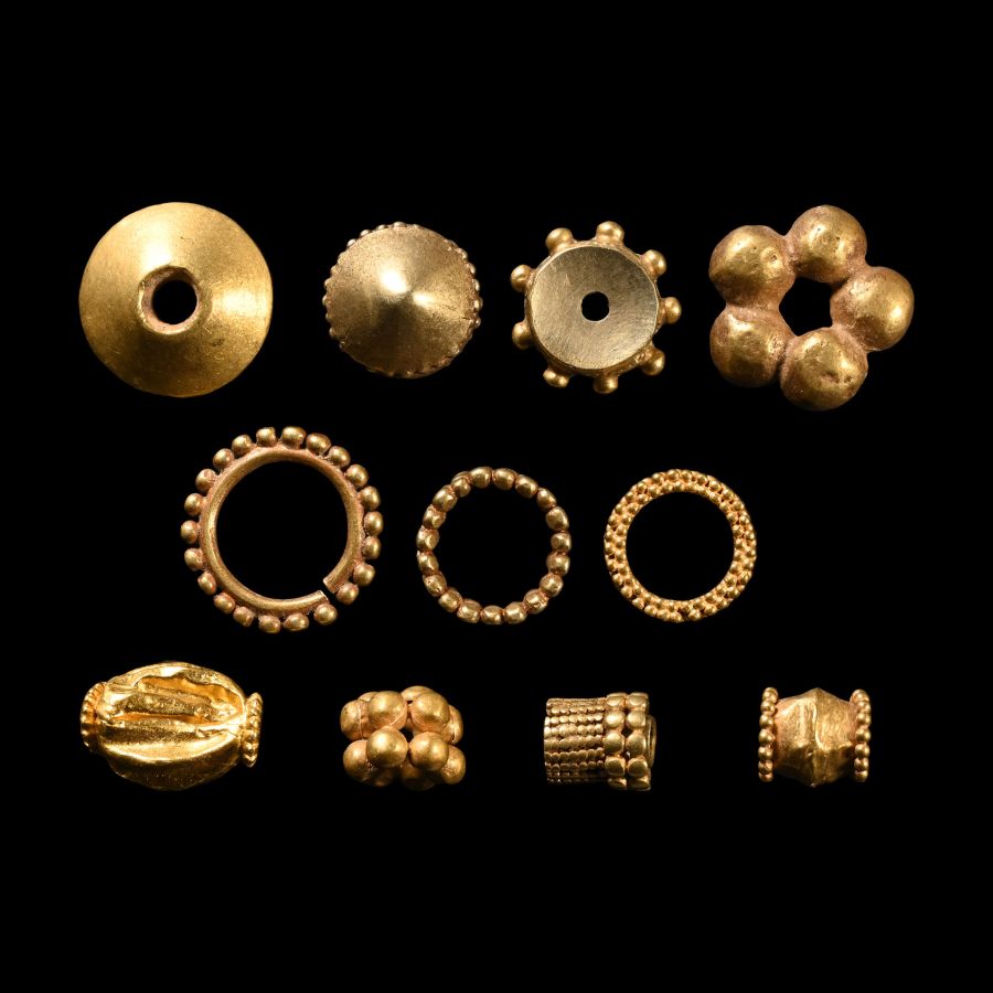 Western Asiatic Gold Bead Collection