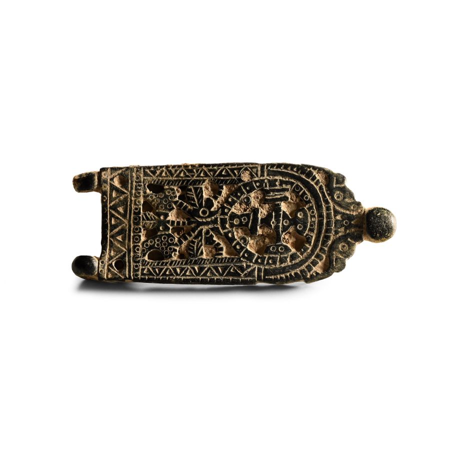 Byzantine Bronze Buckle Plate