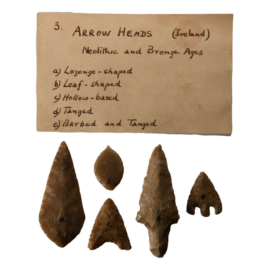 'The General Sir George Cockburn' Stone Age Flint Arrowhead Collection