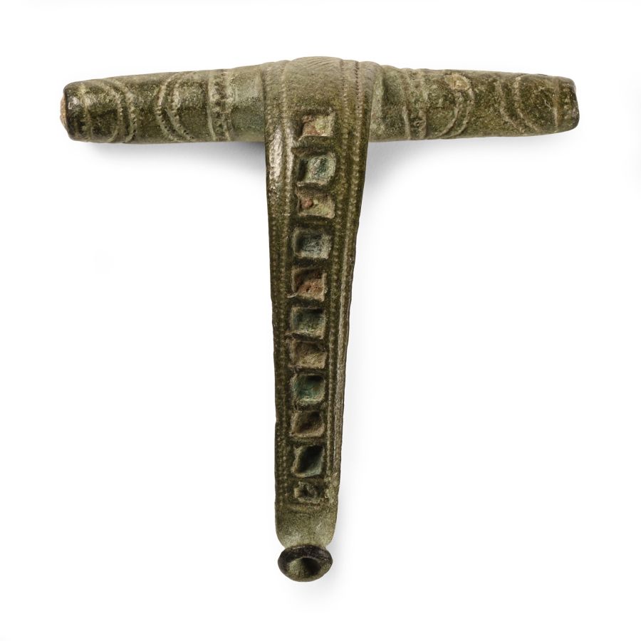 Roman Enamelled Bronze Bow Brooch