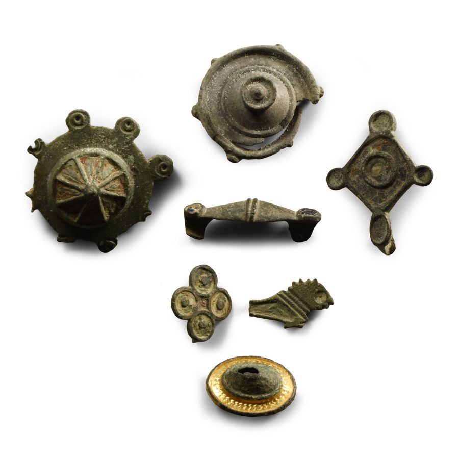 Roman Bronze Mixed Brooch Group