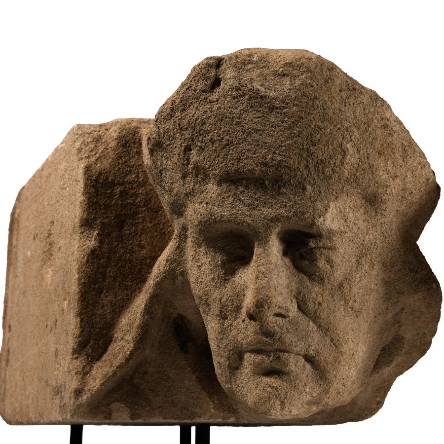 Medieval Pair of English Limestone Corbels
