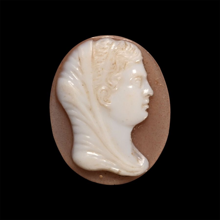 Neoclassical Cameo with Bust