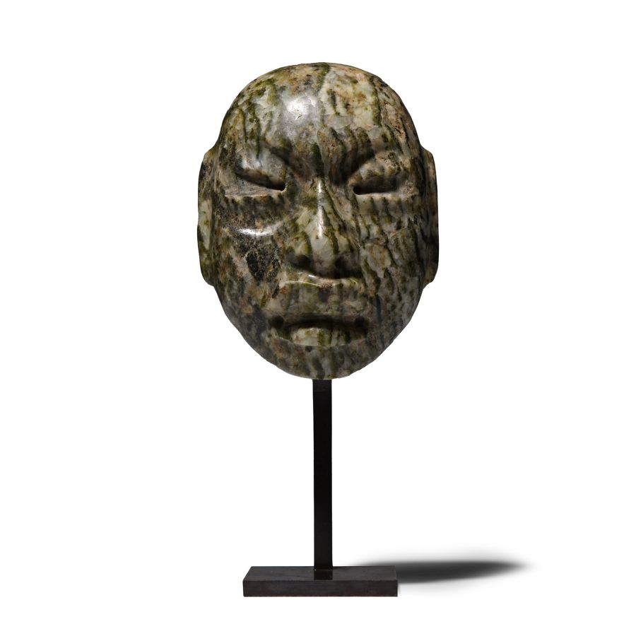 Prehispanic Olmec Jade Mask