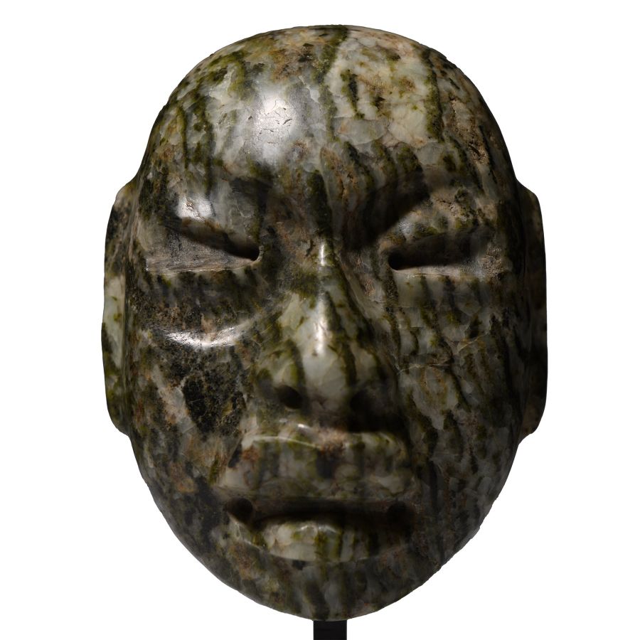 Prehispanic Olmec Jade Mask