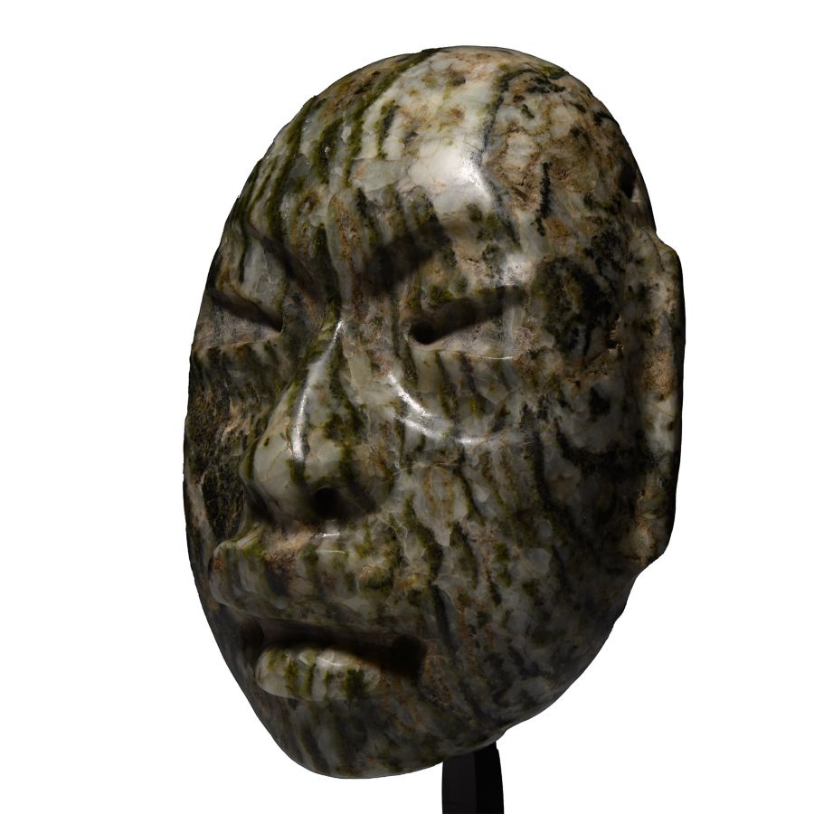 Prehispanic Olmec Jade Mask