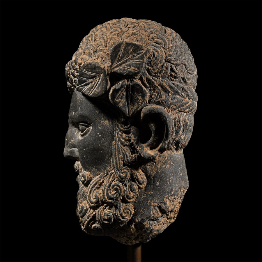 Gandharan Head of Dionysus