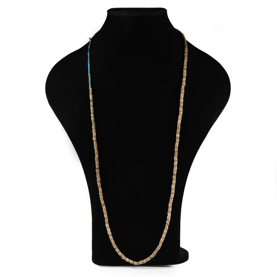 Egyptian Faience Mummy Bead Necklace