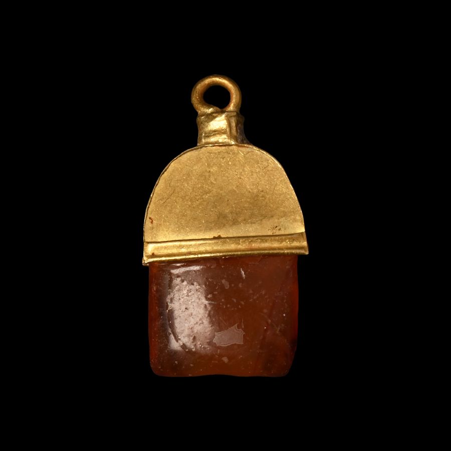 Viking Period Gold 'Elf Shot' Pendant