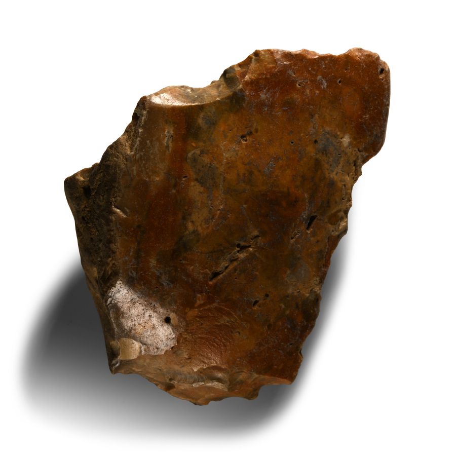 Stone Age Twydall Knapped Flint Proto-Handaxe