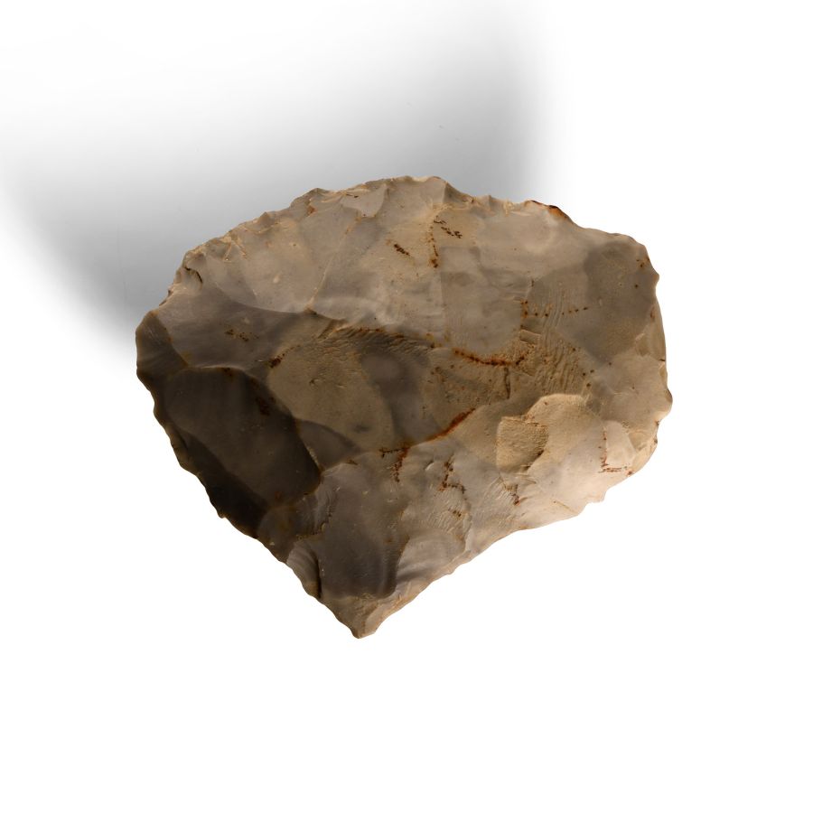 Stone Age 'Caply' Knapped Flint Discoidal Knife