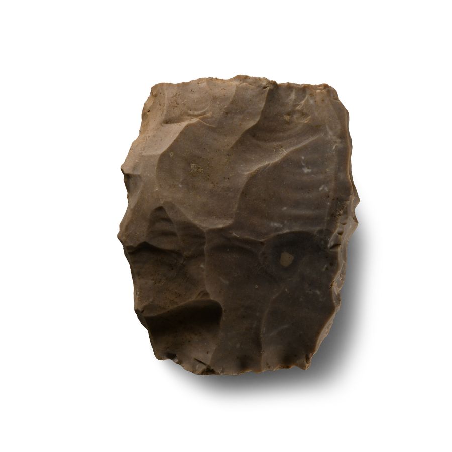 Stone Age 'Spiennes' Knapped Flint Handaxe