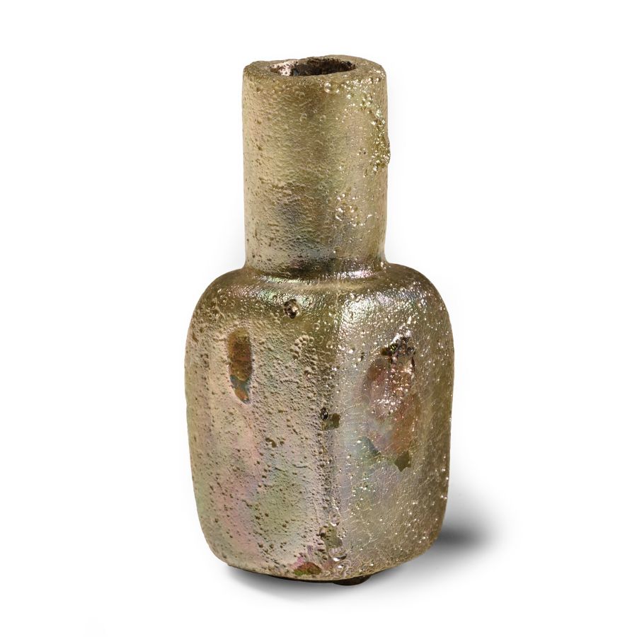 Western Asiatic Iridescent Glass Bottle