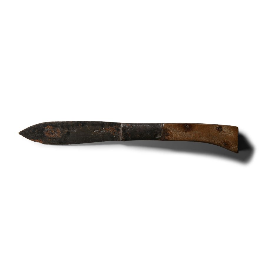 Post Medieval 'Thames' Iron Knife with Bone Handle