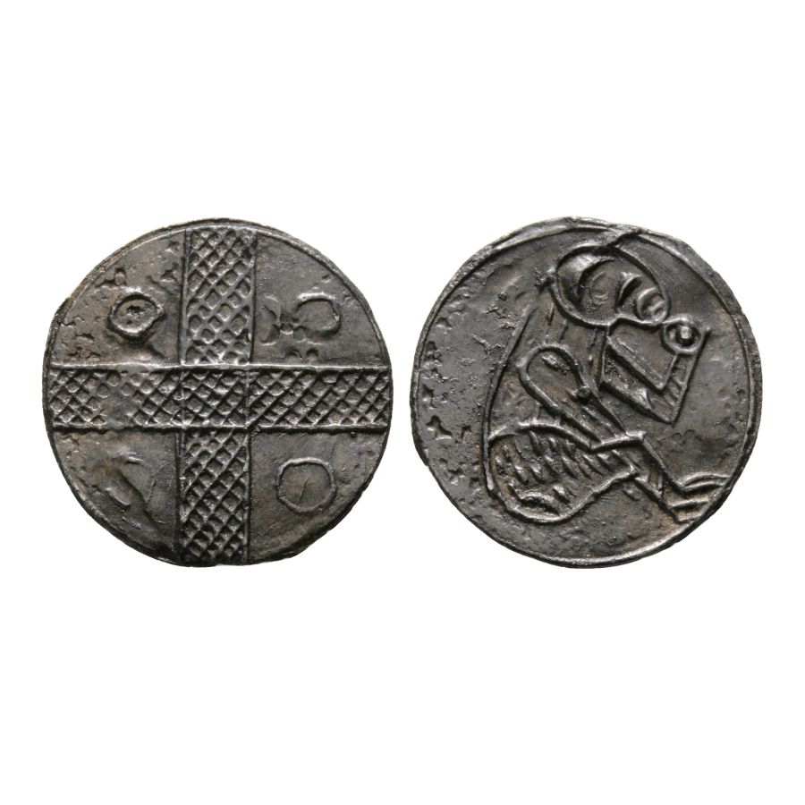 Medieval 'Thames' Bifacial Pewter Wine Tavern Token