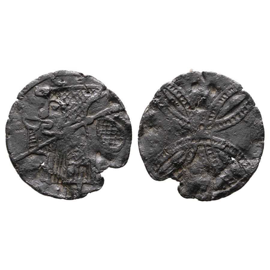 Medieval 'Thames' Bifacial Pewter Wine Tavern Token